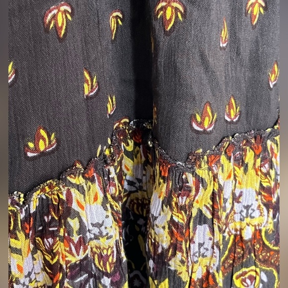 Altar’d State Floral Boho Long Sleeve Mini Dress - Picture 5 of 6